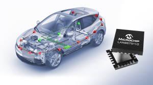 Microchip introducerer deres fÃ¸rste 10BASE-T1S Ethernet enheder valideret til bilindustrien 